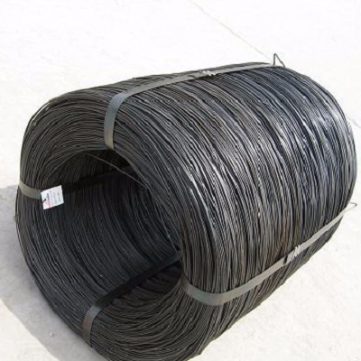 black oiled iron wire