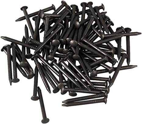 Dubai black-concrete-nail-Black-Round-Head-Wood-Screw-Nail-black iron nails