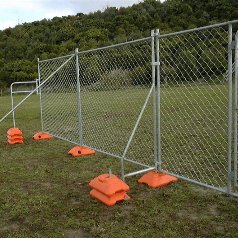 Slope protection chain link fence